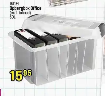 Happyland Opbergbox Office 60l aanbieding