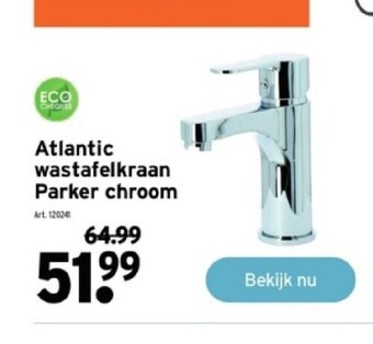 GAMMA Atlantic wastafelkraan parker chroom aanbieding