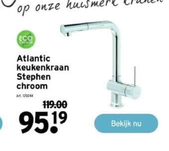 GAMMA Atlantic keukenkraan stephen chroom aanbieding