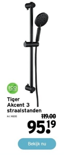 GAMMA Tiger akcent 3 straalstanden aanbieding