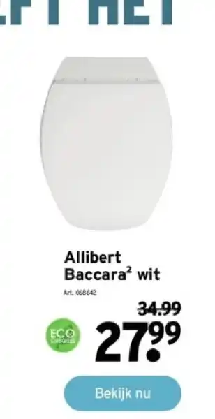 GAMMA Allibert baccara? wit aanbieding