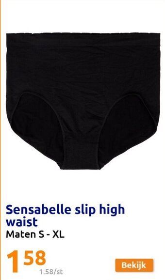 Action Sensabelle slip high waist aanbieding