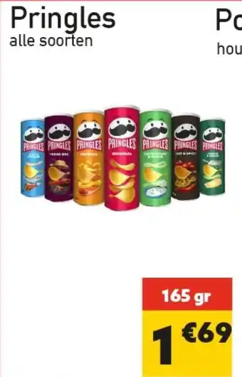 Tanger Markt Pringles 165 gr aanbieding