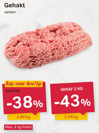 Bon Ap Gehakt aanbieding