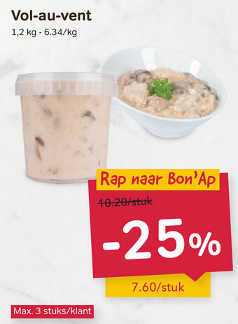 Bon Ap Vol-au-vent aanbieding