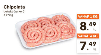 Bon Ap Chipolata 170 g aanbieding