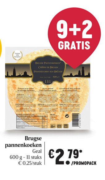 Delhaize Brugse pannenkoeken aanbieding