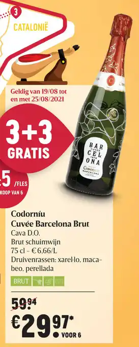 Codorniu Cuvée Barcelona Brut