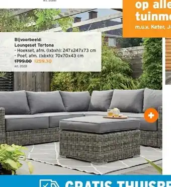 GAMMA Loungeset tortona aanbieding