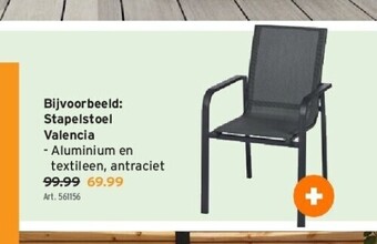 GAMMA Stapelstoel valencia aanbieding