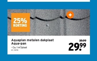 GAMMA Aquaplan metalen dakplaat aqua-pan aanbieding