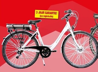 Hubo Elektrische fietsen met voorwielmotor “evobike” aanbieding
