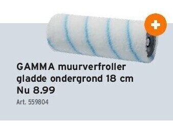 GAMMA Gamma muurverfroller gladde ondergrond 18 cm aanbieding