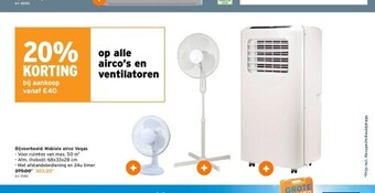 GAMMA Mobiele airco vegas aanbieding