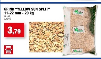 Hubo Grind “yellow sun split” 11-22 mm - 20 kg aanbieding