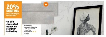 GAMMA Dumawall+ calacatta aanbieding
