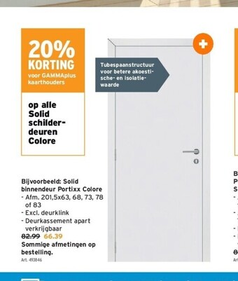 GAMMA Solid binnendeur portixx colore aanbieding