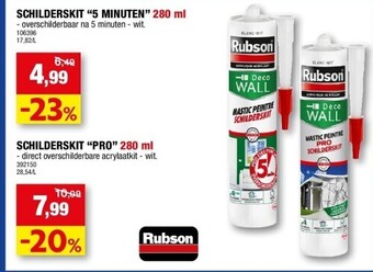 Hubo Schilderskit “5 minuten” 280 ml aanbieding