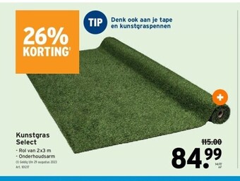GAMMA Kunstgras select aanbieding
