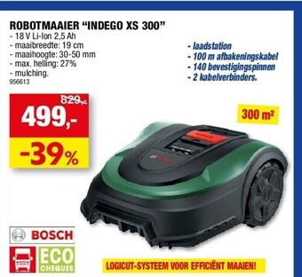Hubo Robotmaaier “indego xs 300” aanbieding