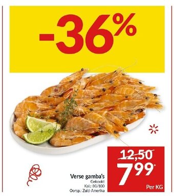 Intermarché Verse gamba's aanbieding
