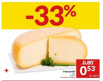 Intermarché Jonge gouda 100g aanbieding
