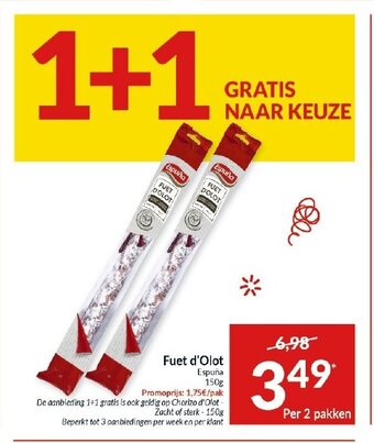 Intermarché Fuet d'Olot aanbieding