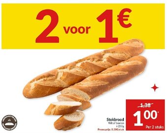 Intermarché Stokbrood aanbieding