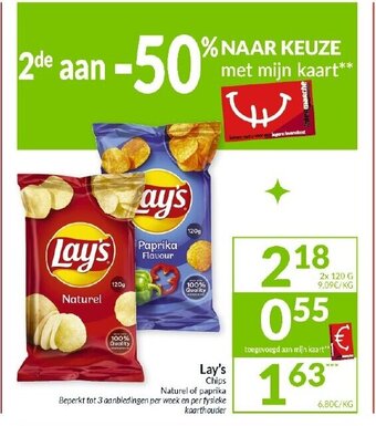 Intermarché Lay's aanbieding