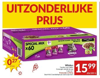 Intermarché Whiskas aanbieding