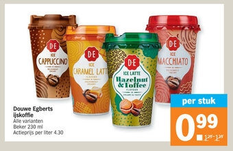 Albert Heijn Douwe egberts ijskoffie 230ml aanbieding