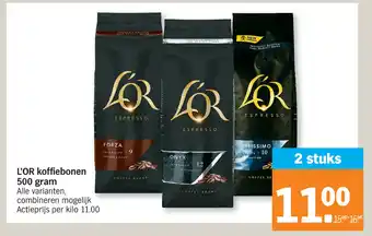 Albert Heijn L'OR koffiebonen 500g aanbieding