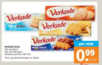 Albert Heijn Verkade koek 125-320g aanbieding
