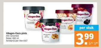 Haagen-dazs pints 460ml