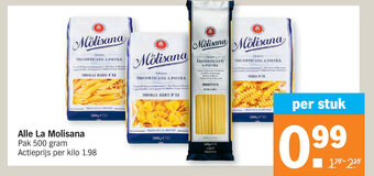 Albert Heijn Alle la molisana 500g aanbieding