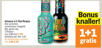 Albert Heijn Arizona 0.5 literflesjes aanbieding