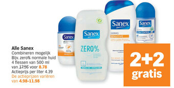 Albert Heijn Alle sanex aanbieding