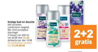 Kneipp bad en doche
