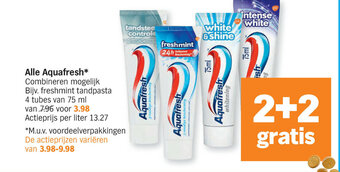 Albert Heijn Alle aquafresh aanbieding