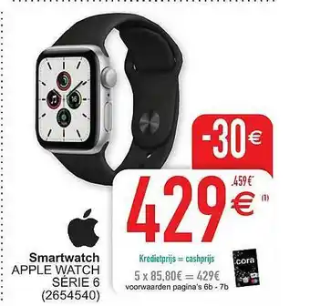 Cora Smartwatch Apple Watch Serie 6 aanbieding