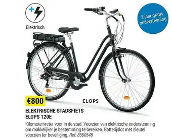 Decathlon Elektrische Stadsfiets Elops 120e aanbieding