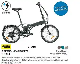 Decathlon Elektrische Vouwfiets Tilt 500 aanbieding