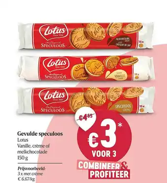 Gevulde Speculoos Lotus