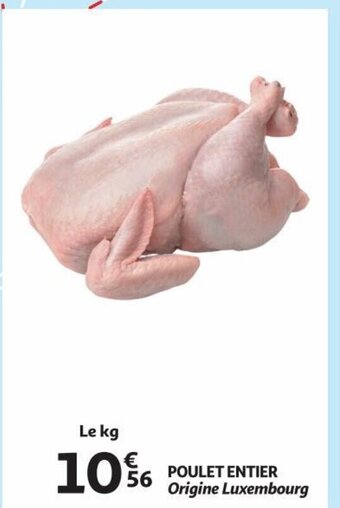 Auchan POULET ENTIER aanbieding