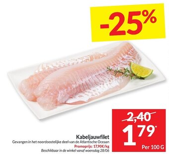 Intermarché Kabeljauwfilet aanbieding