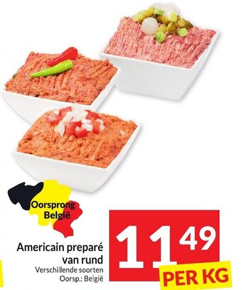 Intermarché Americain preparé van rund aanbieding