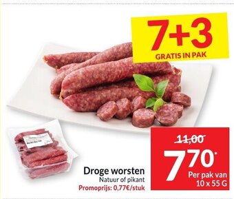 Intermarché Droge worsten aanbieding