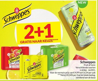 Intermarché Schweppes aanbieding