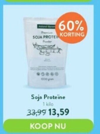 Holland & Barrett Soja Proteïne 1 kilo aanbieding