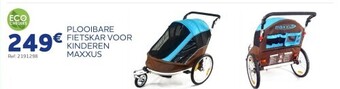 MAXXUS REMORQUE VÉLO ENFANT PLIABLE